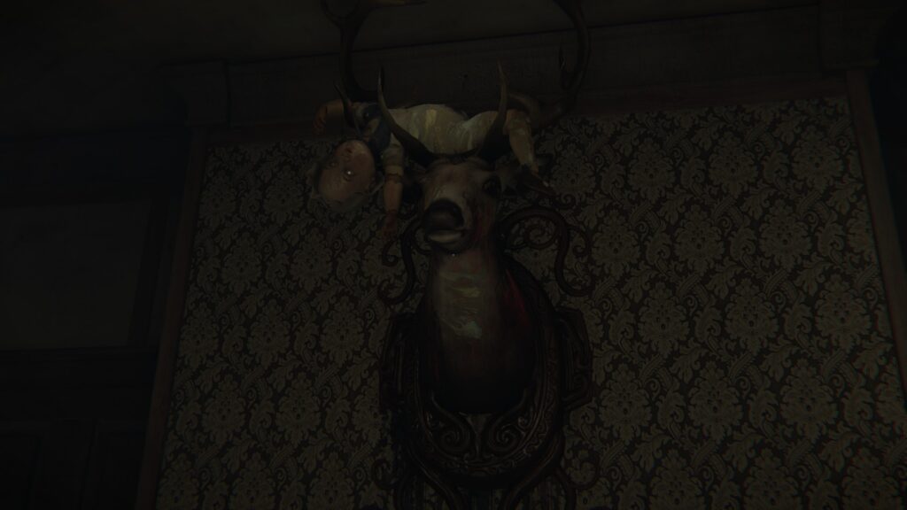 Layers of Fear Baby Doll Deer Head